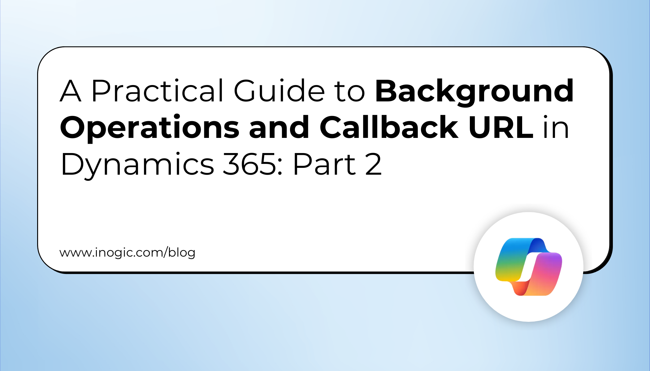 Operations and Callback URL in Dynamics 365